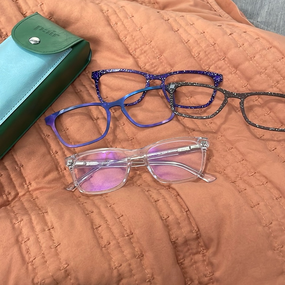Pair Eyewear - Case, Frames, and toppers